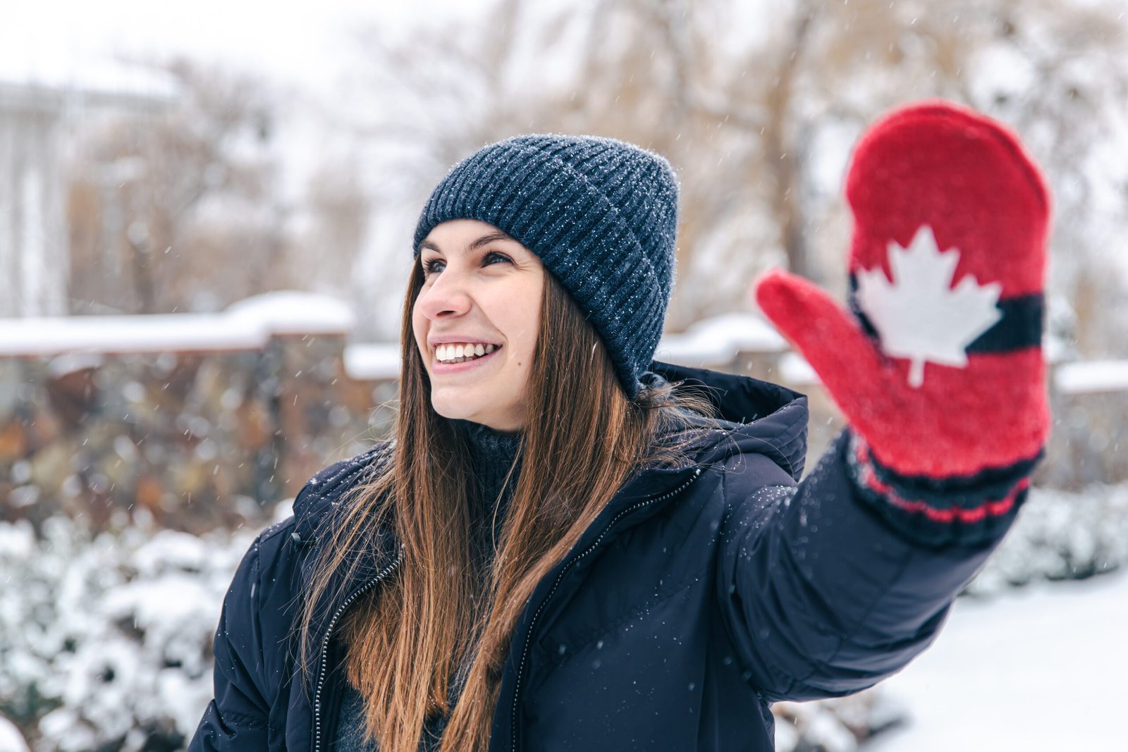 Menina que foi aprovada na imigração canadense